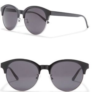 NWT Joe’s Jeans Black Round Sunglasses